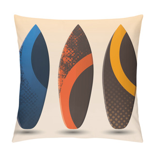Personality  Vector Surfboards Designs Pillow Covers