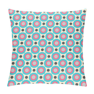 Personality  Seamless Pattern In Retro Colors Pillow Covers