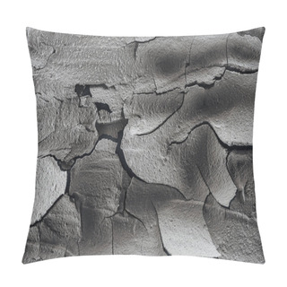 Personality  Cracked Barren Soil Surface, Global Warming Concept Pillow Covers