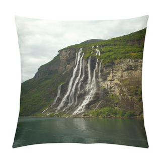 Personality  Waterfall Fjord Pillow Covers