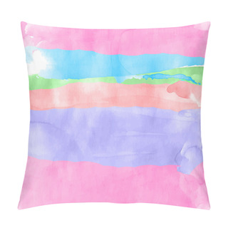 Personality  Seamless Watercolor Rows  Pillow Covers