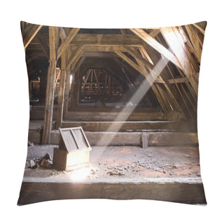 Personality  Old Attic Of A House, Hidden Secrets Pillow Covers