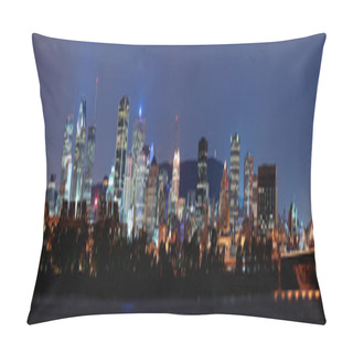 Personality  Montreal Over River At Dusk Pillow Covers