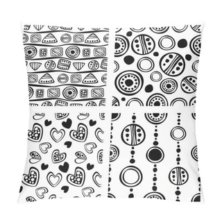 Personality  Vector Seamless Pattern, Graphic Illustration Pillow Covers