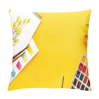 Personality  Drawings, Paints And Brushes Pillow Covers