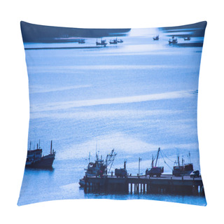 Personality  Fishing Boat Pillow Covers
