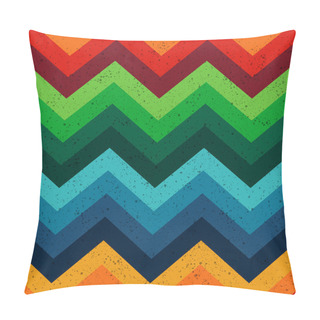 Personality  Seamless Chevron Textured Pattern Background Pillow Covers