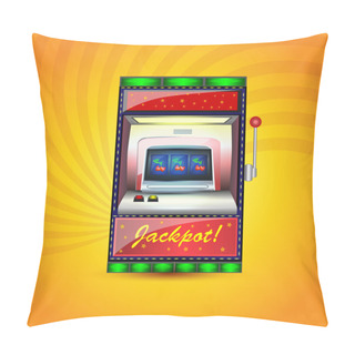 Personality  Vector Casino Icon, Vector Illustration  Pillow Covers
