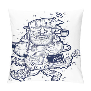 Personality  Marine Old Cook Pillow Covers