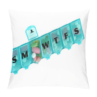 Personality  Daily Pill Box Pillow Covers