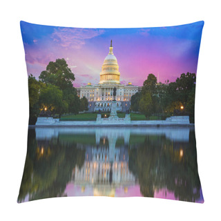 Personality  The United States Capitol Building In Washington DC, USA Pillow Covers