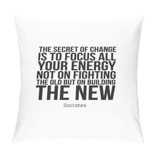Personality  Simple Classical Motivational Poster For Business Pillow Covers