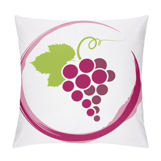 Personality  Wine Background. Pillow Covers