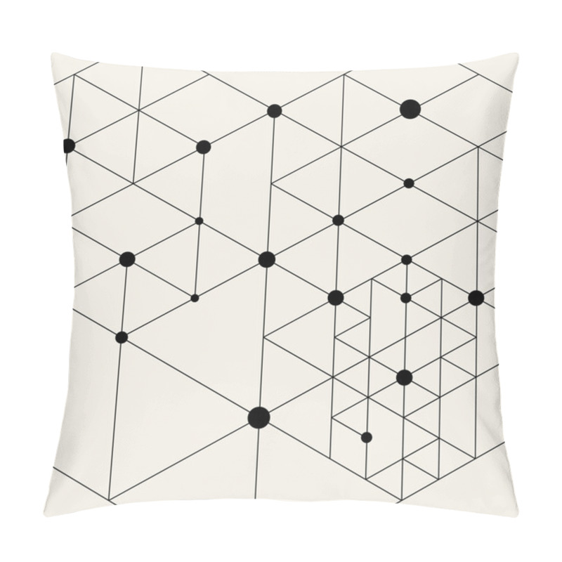 Personality  Seamless Pattern With Geometric Tiles Pillow Covers