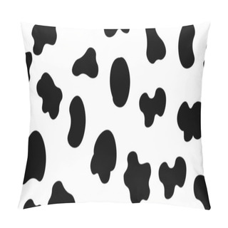 Personality  Seamless Cow Print. Vector Illustration Pillow Covers