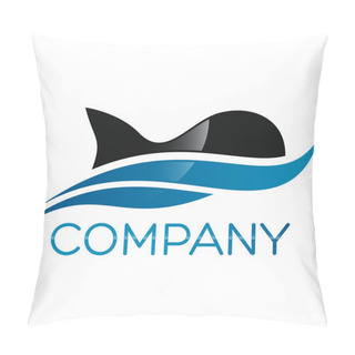 Personality  Example Vector Whale Logo Pillow Covers