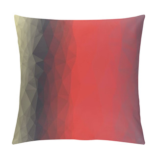 Personality  Minimal Multicolored Polygonal Background Pillow Covers