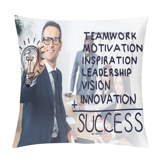 Personality  Businessman Pointing At Camera Pillow Covers