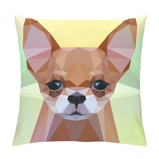 Personality  Face Of A Chihuahua Dog Pillow Covers