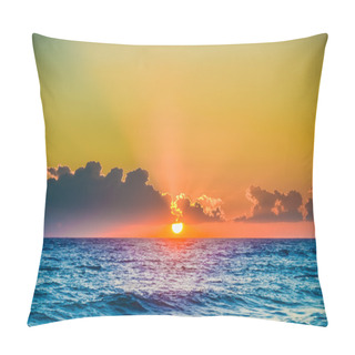 Personality  Dawn Sun Tranquil Calm Sea Pillow Covers