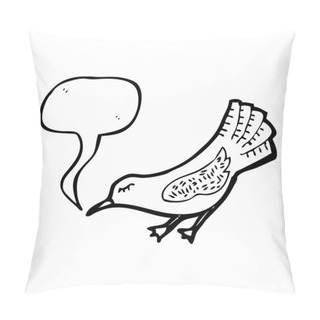 Personality  Pecking Bird Pillow Covers