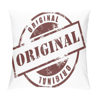 Personality  Grunge Rubber Stamp Pillow Covers