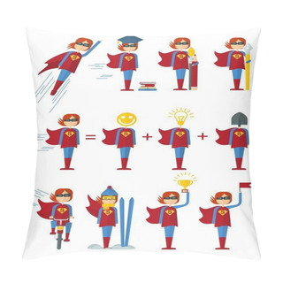 Personality  Set Of Superwomen Female Pillow Covers