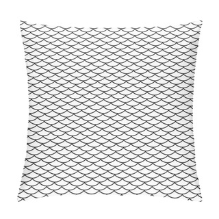 Personality  Fish Scales Background Pillow Covers