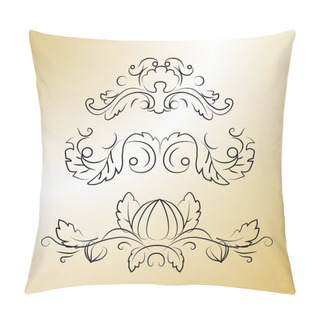 Personality  Vector Calligraphic Elements. Vector Illustration. Pillow Covers