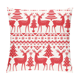Personality  Christmas Seamless Pattern Pillow Covers