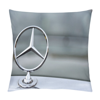 Personality  Mercedes Vintage Car Sign From Germany Pillow Covers