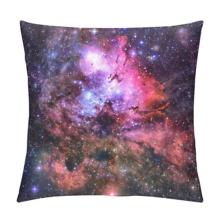 Personality  Purple Nebula In Outer Space. Elements Of This Image Furnished By NASA. Pillow Covers