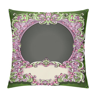 Personality  Vintage Floral Spring Frame Pillow Covers