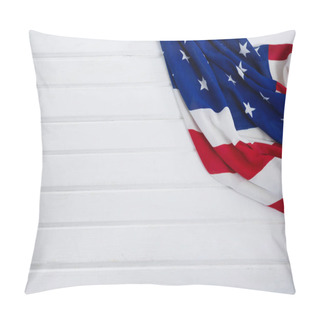 Personality  Close-up Of An American Flag Pillow Covers