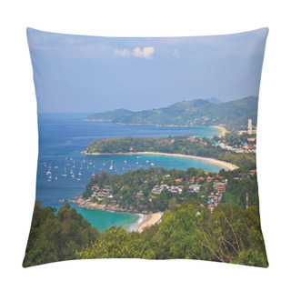 Personality  Bird Eye View Of Phuket, Thailand Pillow Covers
