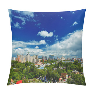 Personality  Modern Buildings A Bright Summer Day Yekaterinburg Pillow Covers