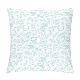 Personality  Seafood  Pattern Pillow Covers