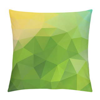Personality  Abstract Triangles Background Pillow Covers