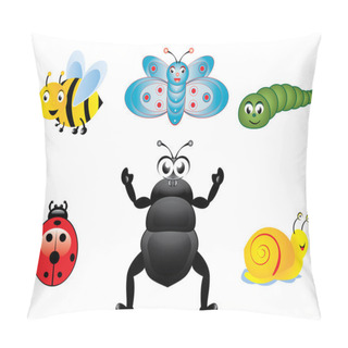 Personality  Happy Insects Pillow Covers