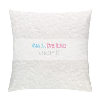 Personality  Realistic White Paper Texture. Pillow Covers
