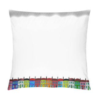 Personality  Rainy Day Cottages. Pillow Covers