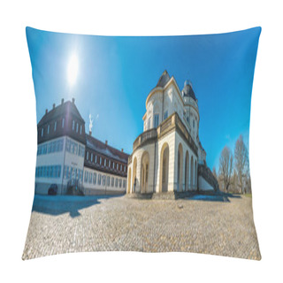 Personality  Stuttgart , Germany - February 19 2018 : Castle Solitude Has Been Build By Philippe De La Guepiere Pillow Covers