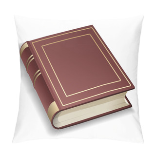 Personality  Old Book. Vector Illustration  Pillow Covers
