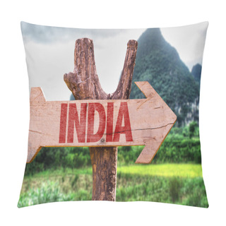 Personality  India Wooden Sign Pillow Covers