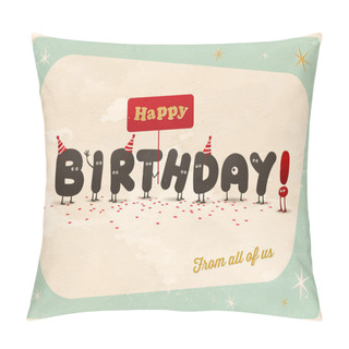 Personality  Funny Birthday Card Pillow Covers