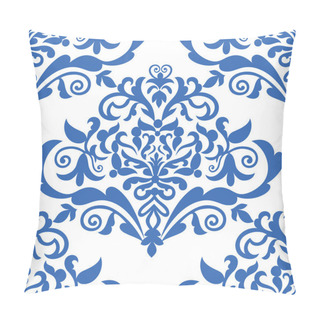 Personality  Damask Beautiful Background With Rich, Old Style, Luxury Ornamentation, Fashioned Seamless Pattern Pillow Covers