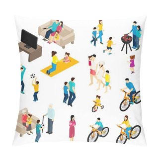Personality  Family Isometric Set Pillow Covers