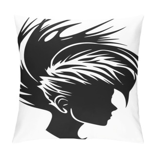 Personality  Hair - High Quality Vector Logo - Vector Illustration Ideal For T-shirt Graphic Pillow Covers