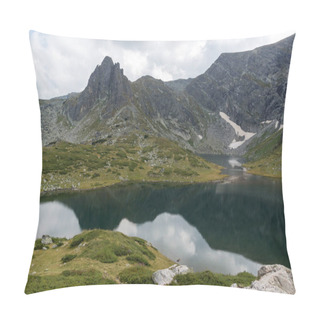 Personality  Amazing Landscape With The Twin Lake At The Seven Rila Lakes, Rila Mountain, Bulgaria Pillow Covers