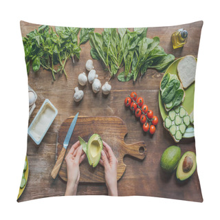 Personality  Woman Cooking Breakfast Pillow Covers